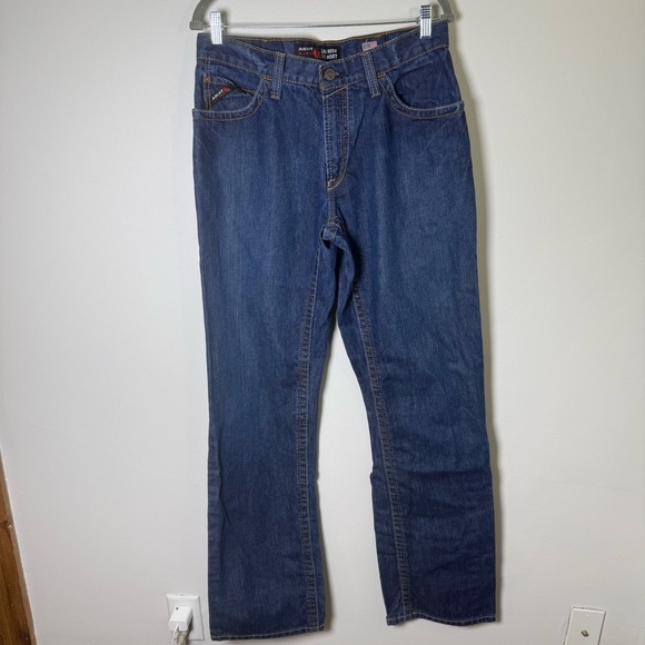 ARIAT Men's M4 Low Rise Boot Cut Jeans - Relaxed Fit Western Denim With Stackable Leg - View #5